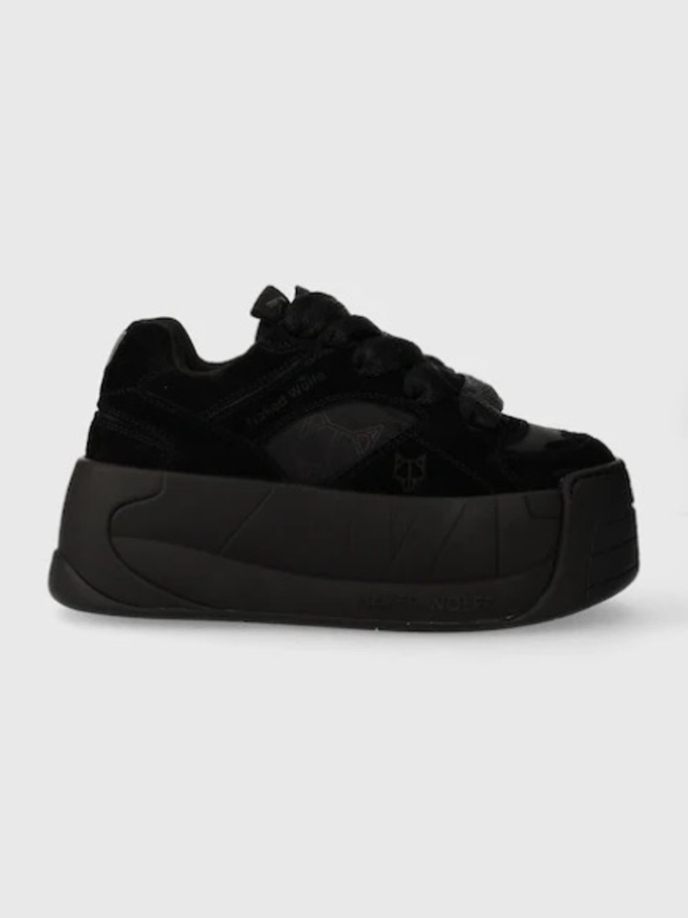 Naked Wolfe Snatch Double Black Sneakers